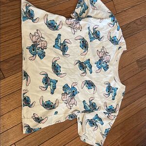 Disney Stitch Kids Tank Top - Blue and White